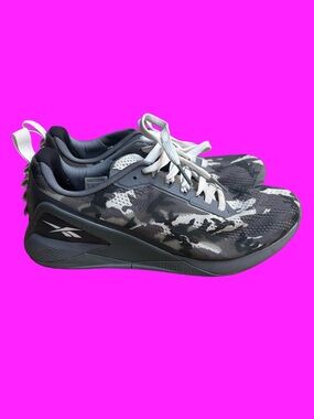 Reebok Gray & Black Camo Training Sneakers Men’s Size 11
